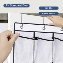 Load image into Gallery viewer, Kusmil Over the Door Shoe Organizer, 35 Large Pockets Hanging Shoe Organizer, White
