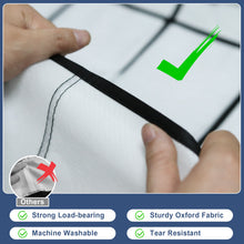 Load image into Gallery viewer, Over The Door Shoe Organizer, 28 Large Pockets Hanging Shoe Organizer for Closet Door Storage Mesh Shoe Holder Hanger, White