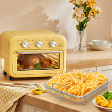 Load image into Gallery viewer, Air Fryer Basket For Oven, 2 Piece Set Stainless Steel Grill Basket, Non-stick Mesh Basket Set, Air Fryer Tray Wire Rack Roasting Basket