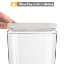 Load image into Gallery viewer, Cereal Dispenser Countertop, Cereal Containers Storage, 5L Organization and Storage Containers for Kitchen, Dry Food Dispenser for Rice, Grains, Nuts, Snack,Oatmeal, White