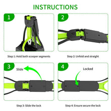 Load image into Gallery viewer, Pooper Scooper for Large Small Dogs, Foldable Dog Poop Waste Pick Up Shovel, Durable Spring Easy to Use Perfect for Grass,Dirt,Gravel