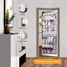 Load image into Gallery viewer, Kusmil Over the Door Shoe Organizer, 35 Large Pockets Hanging Shoe Organizer, White