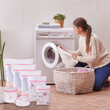 Load image into Gallery viewer, 7pcs Mesh Laundry Bags Delicates Bag for Washing Machine for Laundry Shirts Bras Socks Underwear Lingerie Travel Laundry Bags