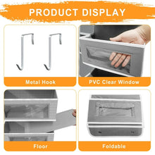 Load image into Gallery viewer, Over Door Hanging Organizer 5 Pockets Wall Closet Hanging Storage Bag for Pantry Baby Nursery Bathroom