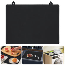 Load image into Gallery viewer, Stove Top Covers, 28.5x 20.5 inch Electric Stove Cover Mat, Ceramic Glass Cooktop Protector with 2 Hooks
