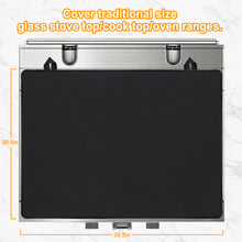 Load image into Gallery viewer, Stove Top Covers, 28.5x 20.5 inch Electric Stove Cover Mat, Ceramic Glass Cooktop Protector with 2 Hooks
