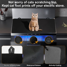Load image into Gallery viewer, Stove Top Covers, 28.5x 20.5 inch Electric Stove Cover Mat, Ceramic Glass Cooktop Protector with 2 Hooks
