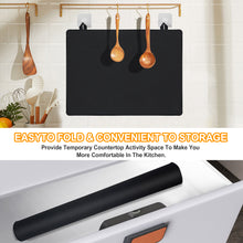 Load image into Gallery viewer, Stove Top Covers, 28.5x 20.5 inch Electric Stove Cover Mat, Ceramic Glass Cooktop Protector with 2 Hooks
