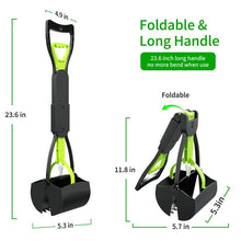 Load image into Gallery viewer, Pooper Scooper for Large Small Dogs, Foldable Dog Poop Waste Pick Up Shovel, Durable Spring Easy to Use Perfect for Grass,Dirt,Gravel
