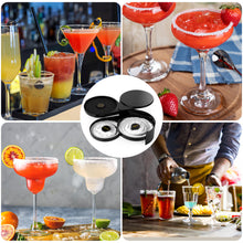Load image into Gallery viewer, 3 Tier Bar Glass Rimmer, Margarita Cocktail Salt and Sugar Glass Rimmer,Bartender tool(BLACK)
